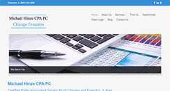 Desktop Screenshot of michaelhinzecpa.com