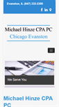 Mobile Screenshot of michaelhinzecpa.com